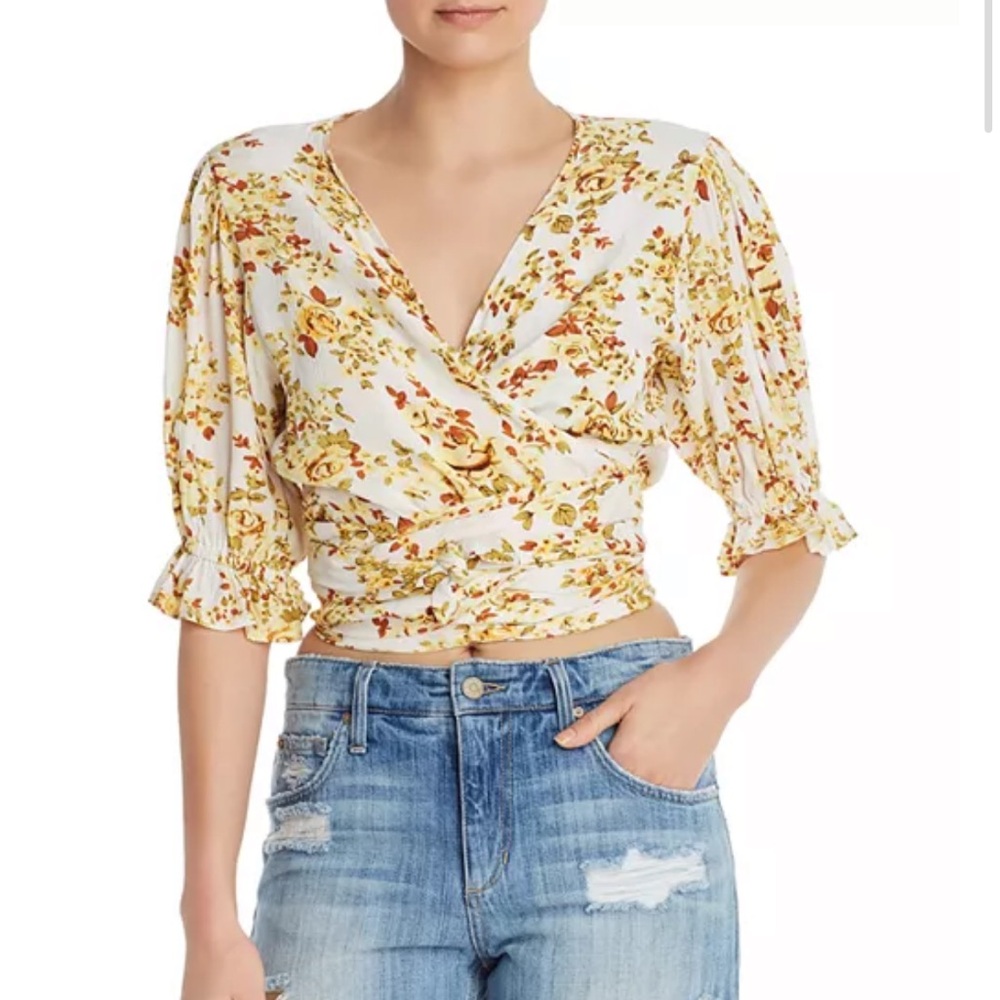 FAITHFULL THE BRAND Mali Wrap Top
